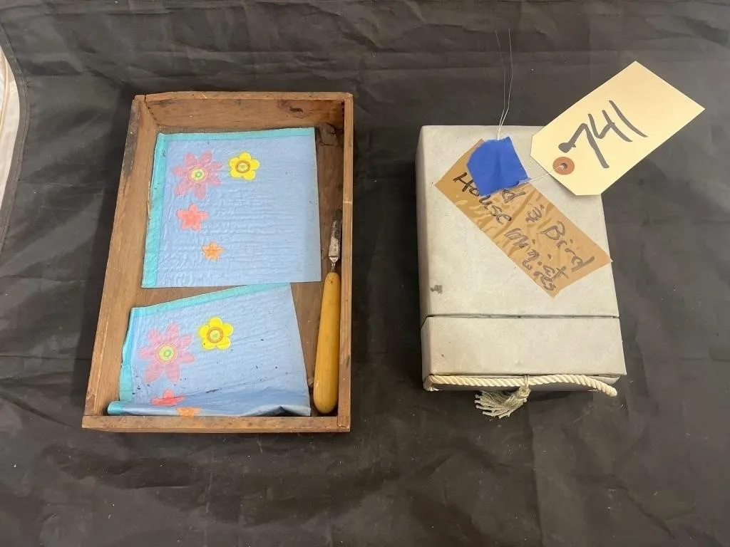 Miniature Bird -Small Wooden Drawer & More