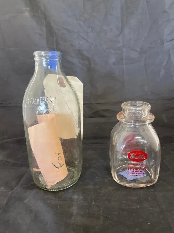Door Step Fresh Milk Bottle & Country Bell Milk