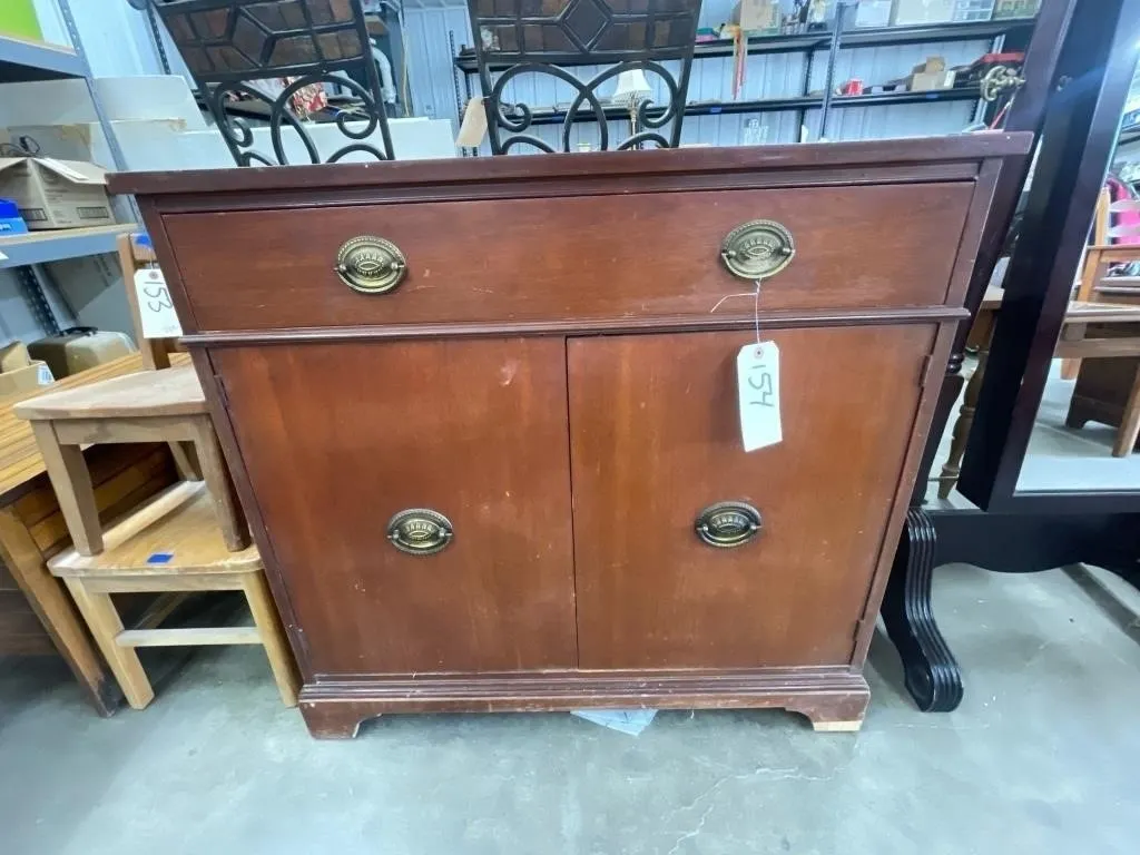 1-Drawer 2-Door Cabinet 36"L x 20"W x 34"H