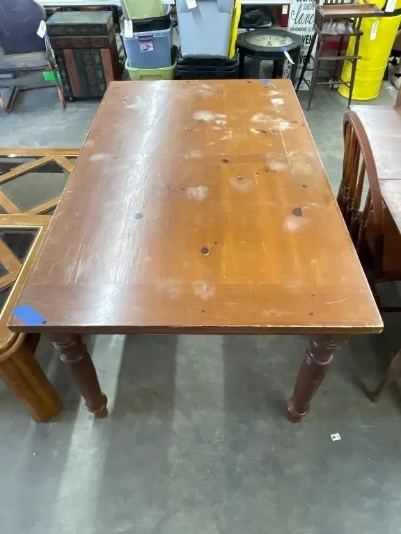 Dining Table 62"L x 38"W x 30"H