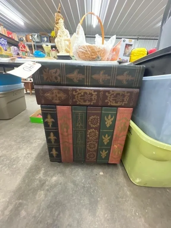 Book Themed Side Table