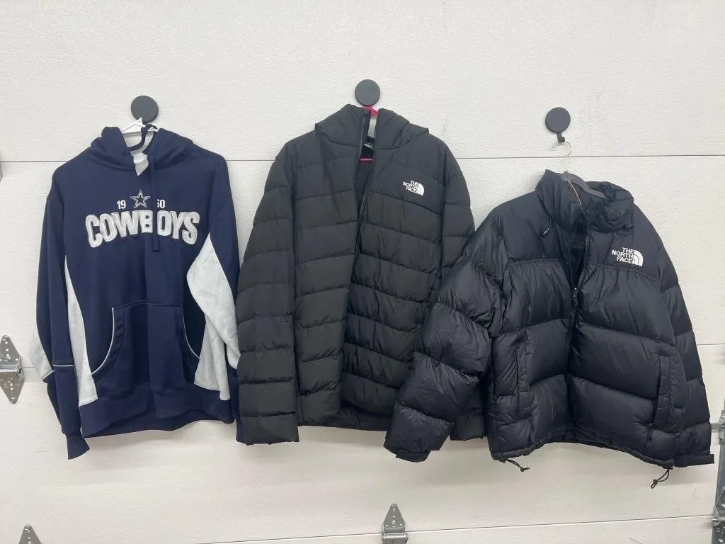 1 Hoodie & 2 Coats - Sz 2X - M - XL