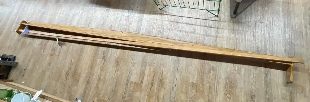 Wooden Quilt Rack 126"
