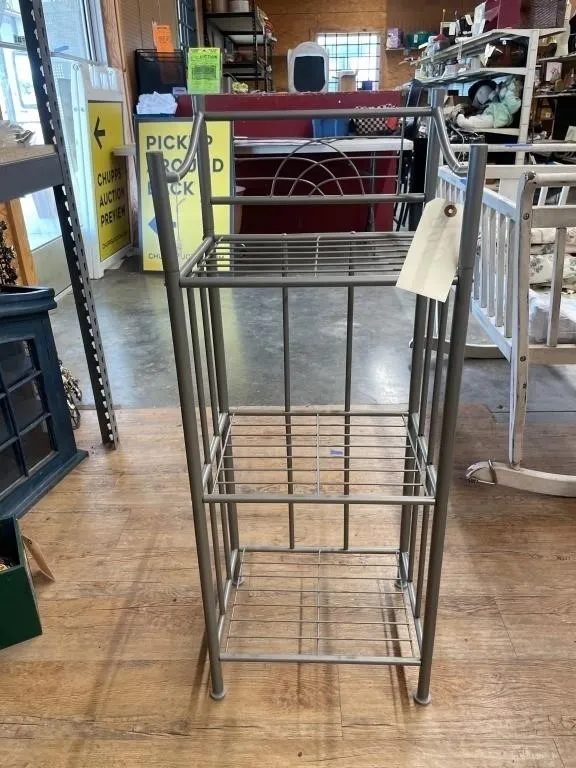 3-Tiered Metal Shelf 14"L x 11"W x 36"H