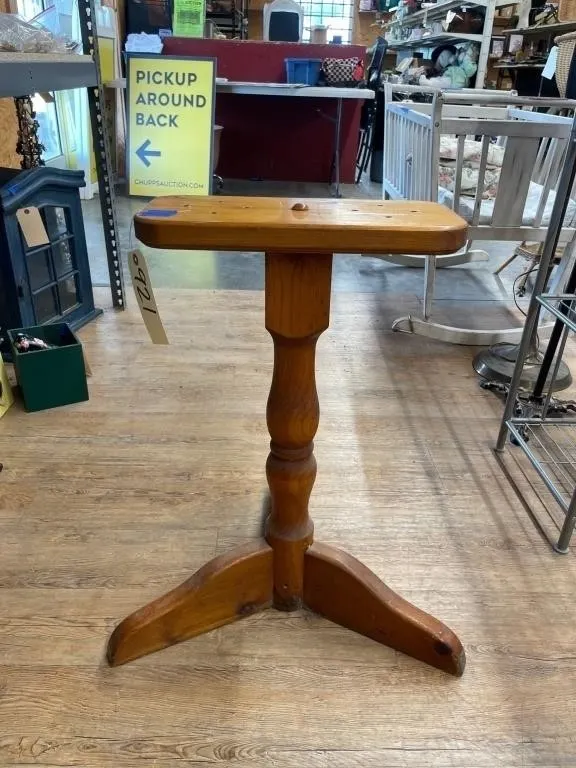 Wood Candy Machine Stand 16"L x 7"W x 26"H