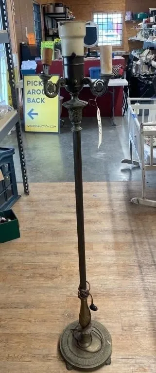 Metal Floor Lamp - As Is