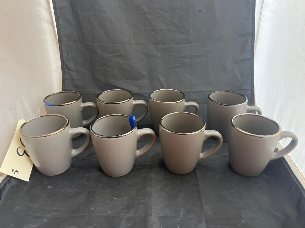 8 Pcs - Pfaltzgraff Coffee Mugs