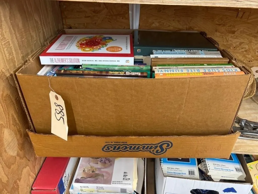 Box of Assorted Books