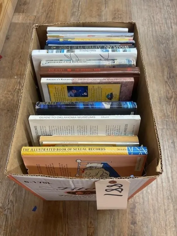 Box of Assorted Hardback & Paperback Books