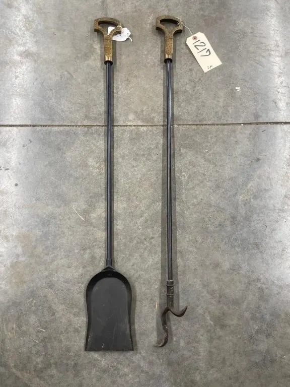 2 Pcs - Fireplace Tools