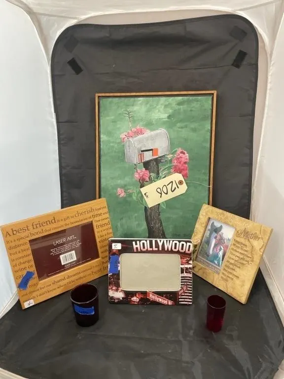 6 Pcs - Pic Frames - Painting - Shot Glasses