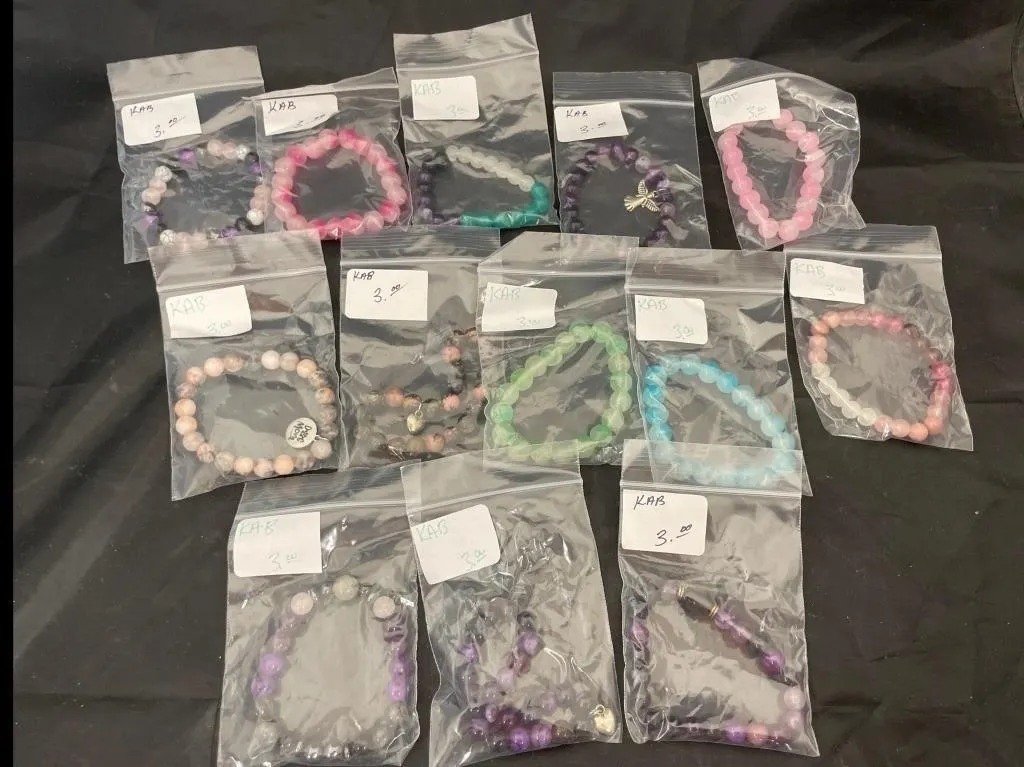 Assorted Stone Bracelets