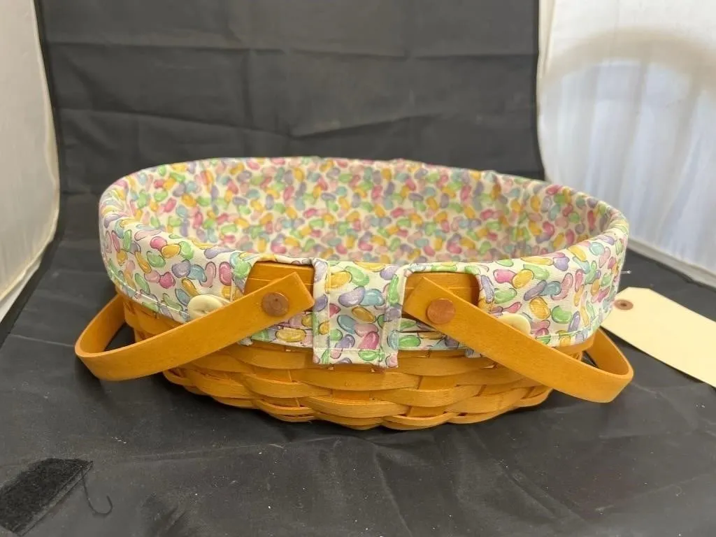 Longaberger Basket w/Skirt