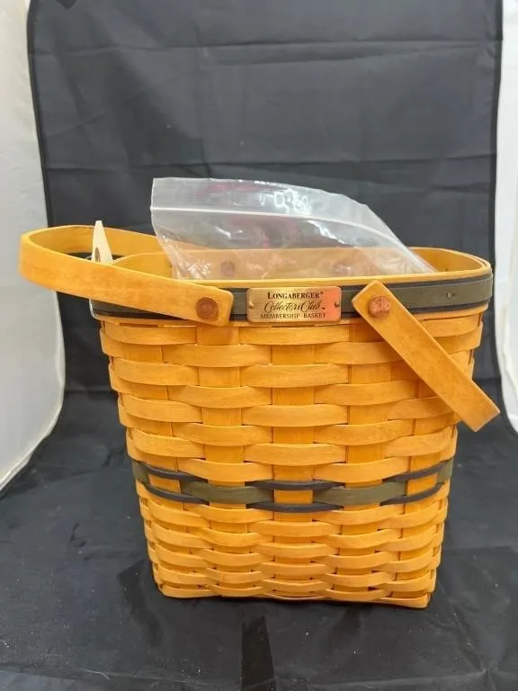 Longaberger Basket w/Skirt
