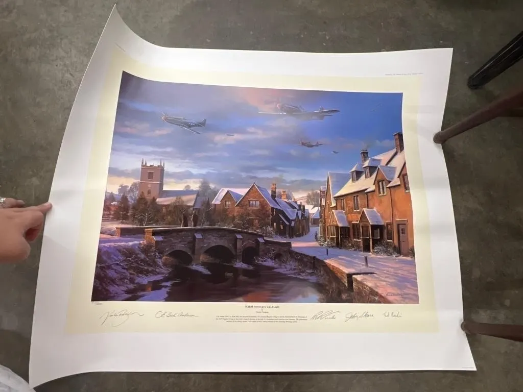 Numbered Print "Warm Winter's Welcome" by Nicola