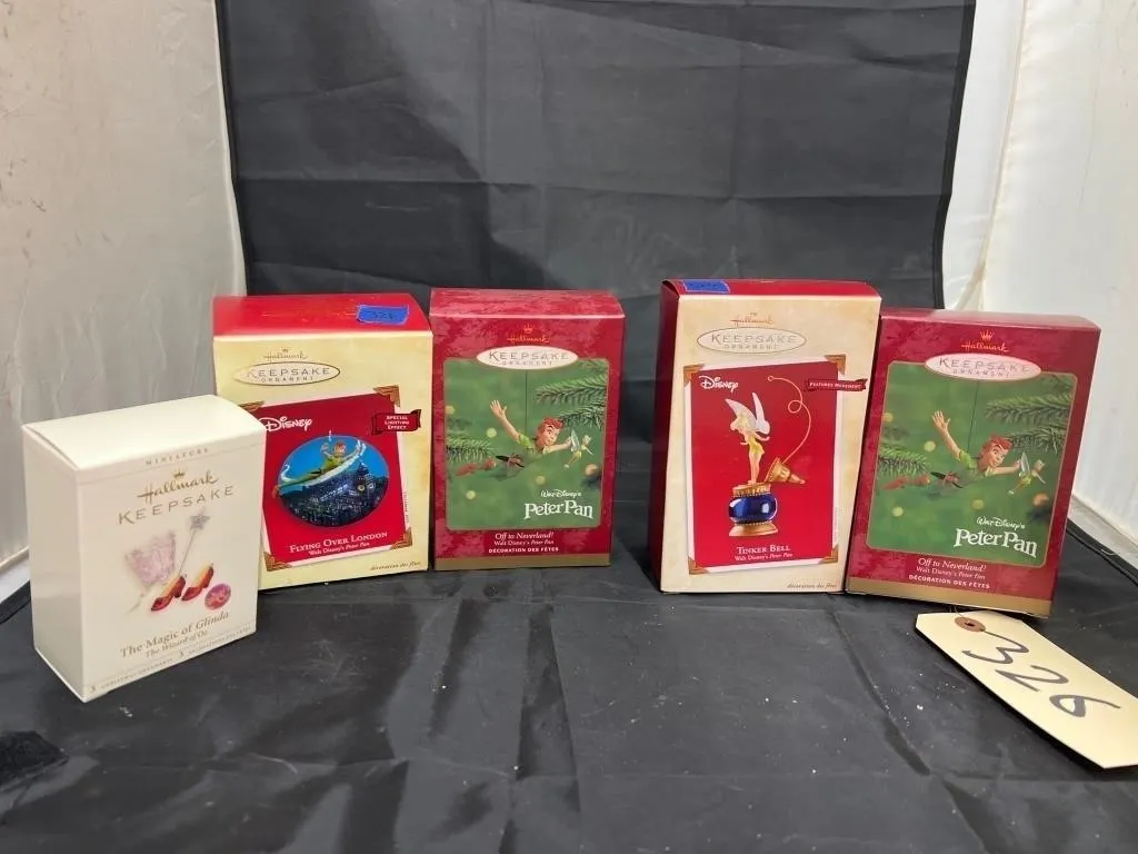 4 - Assorted Hallmark Ornaments in box