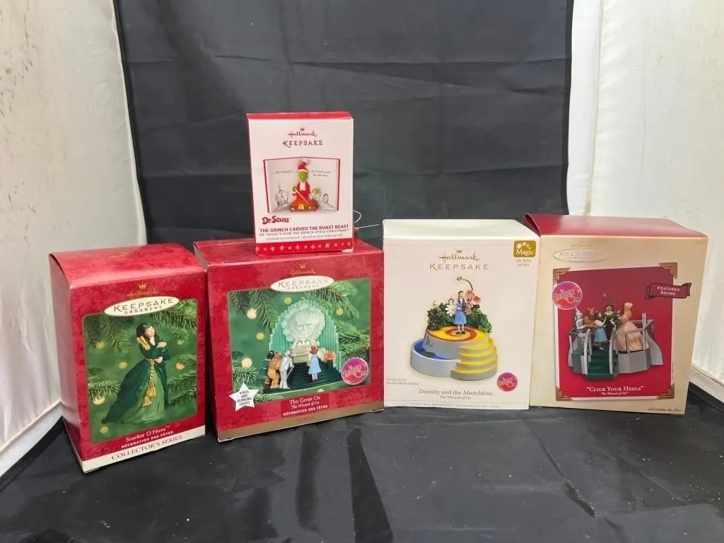 5 - Assorted Hallmark Ornaments
