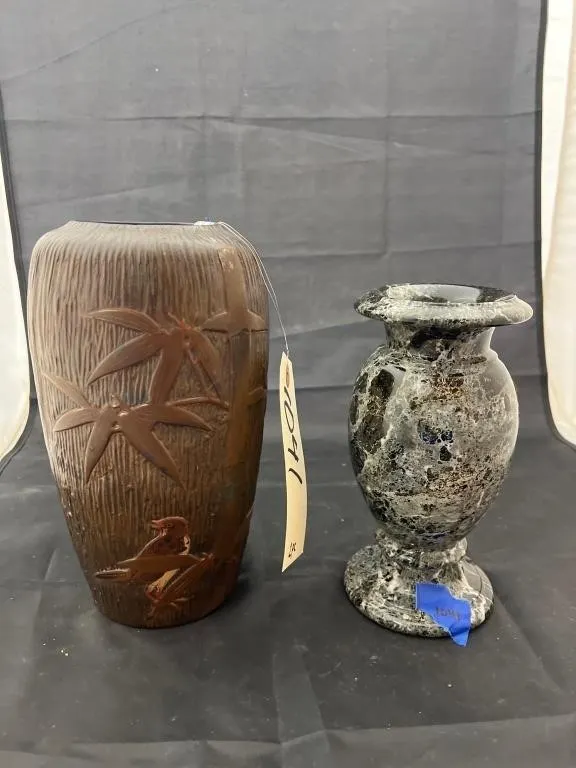 Marble Vase & Oriental Vase