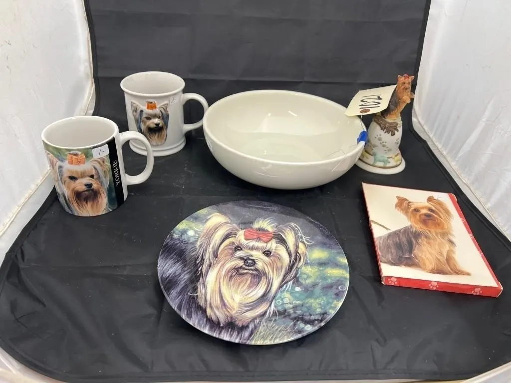 Yorkshire Terrier Mugs - Plate - Bell - Stoneware