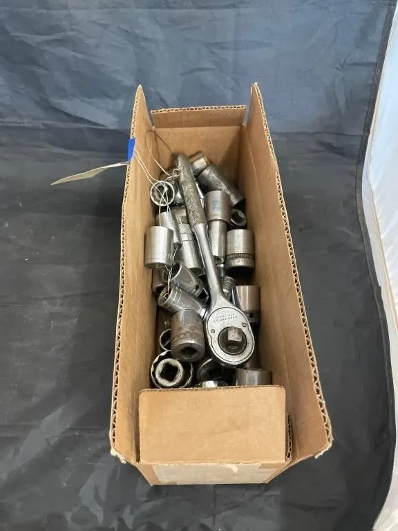 Ratchet & Assorted Sockets