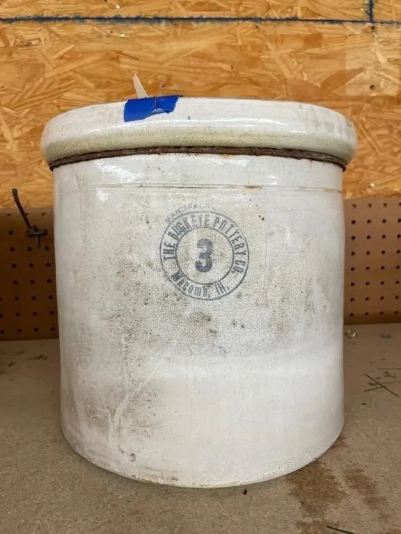 Buckeye 3 Gal Crock