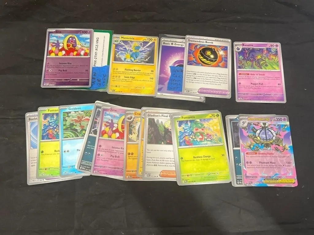 23 Pokemon Card Pack Pitch Black