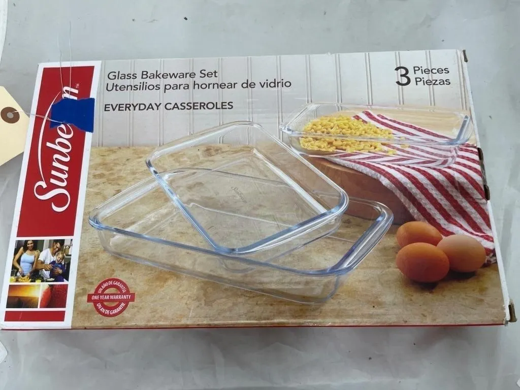 Sunbeam Casserole Dishes - NIB
