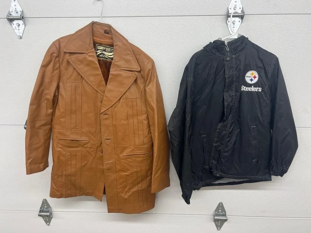 2 pc Steelers Jacket & Montgomery Coat