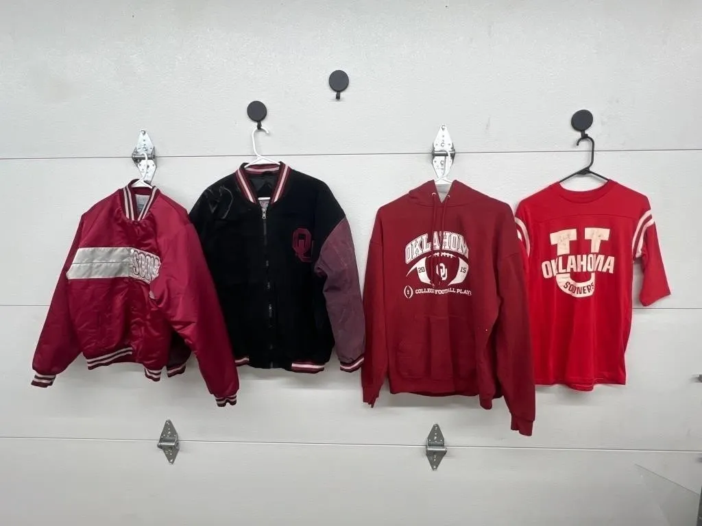 4 Pcs - OU jackets & shirt