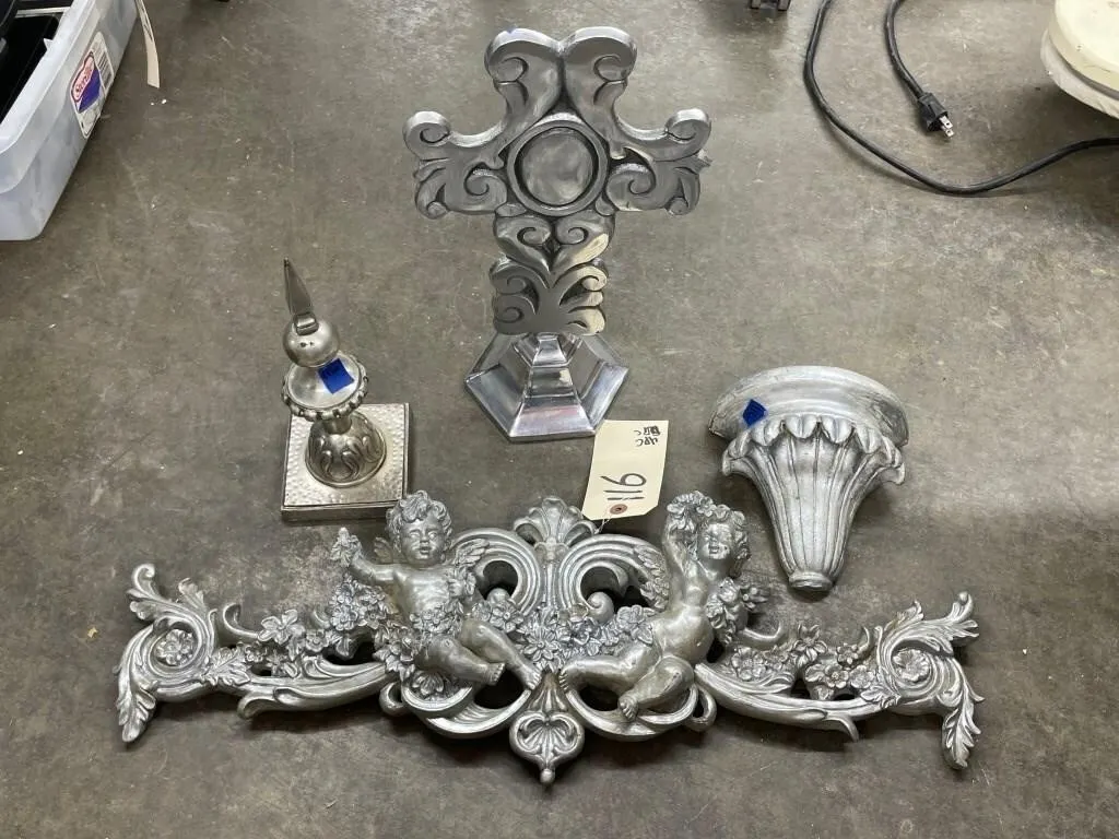 4 Pcs - Metal Cross - Table Decor - Wall Decor-