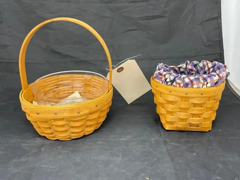 2 - Small Longaberger Baskets