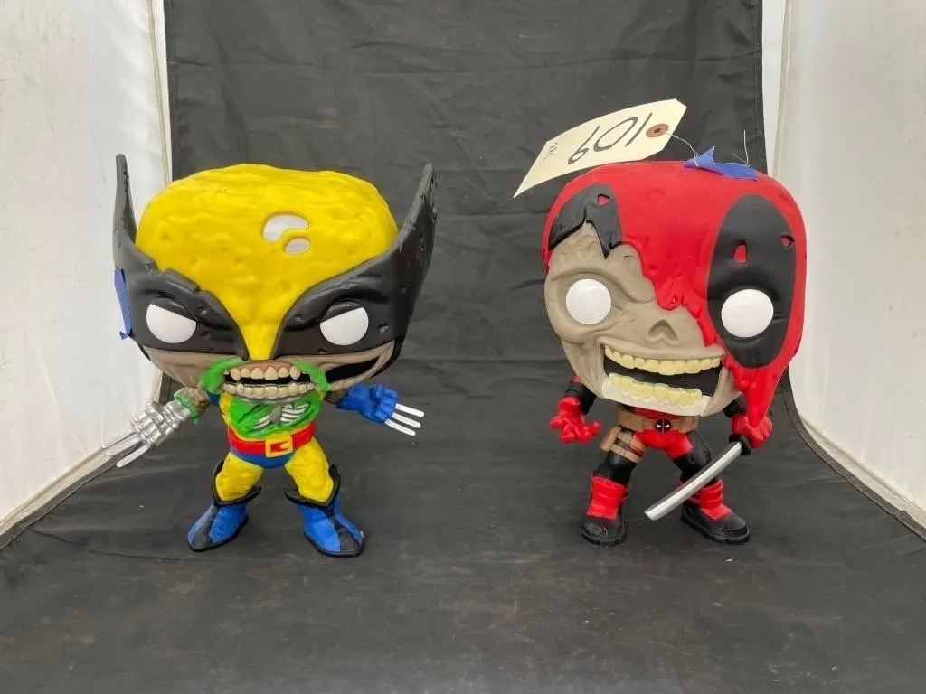 2 Pcs - Large Pop Funko Bobble Heads