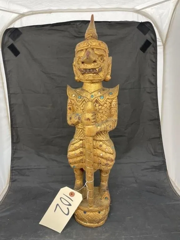 Gold Toned Statue