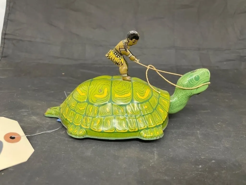Tin Type Turtle Toy