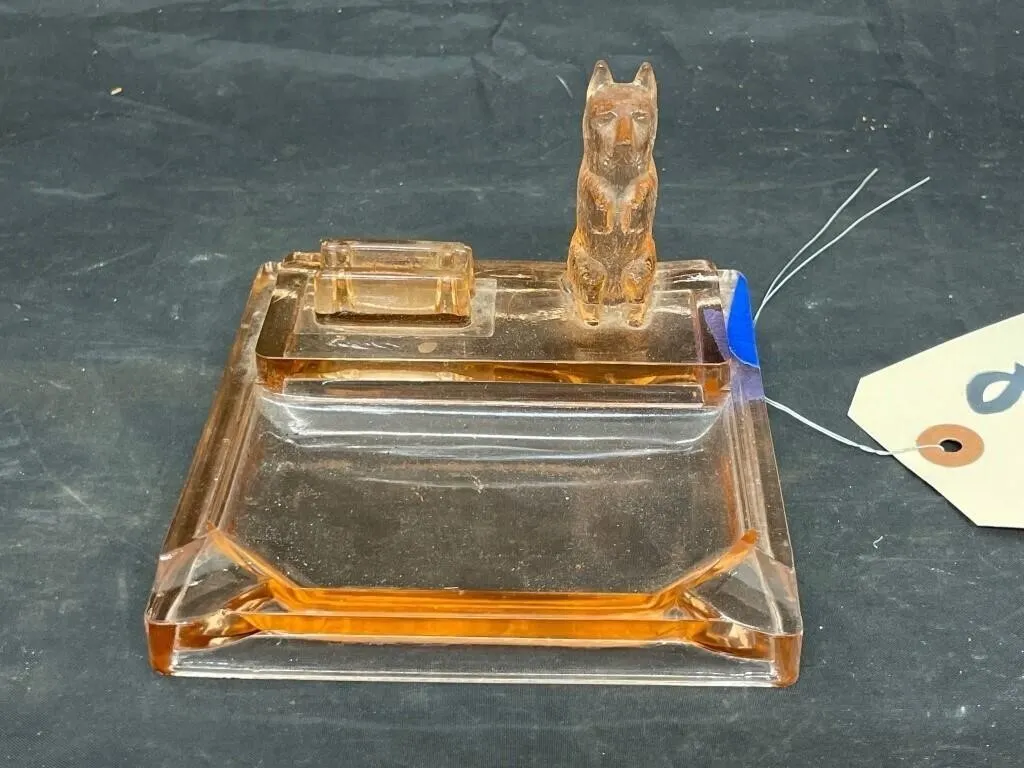 Dog Figurine Ash Tray