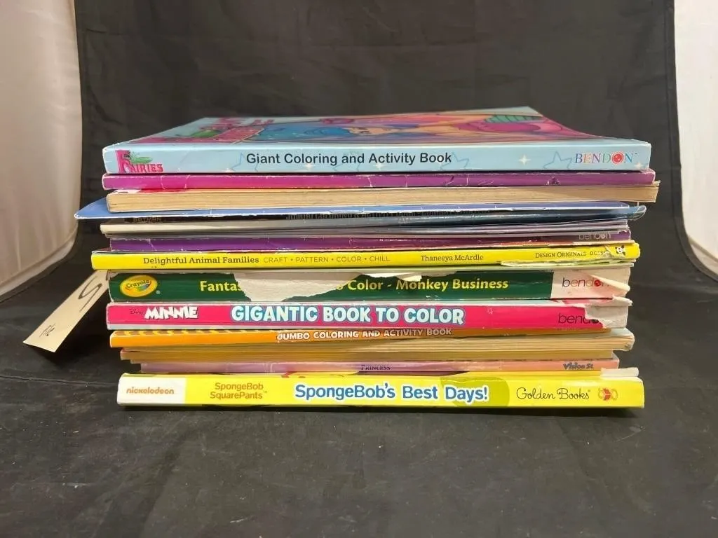 Stack of Coloring Books & Calendars