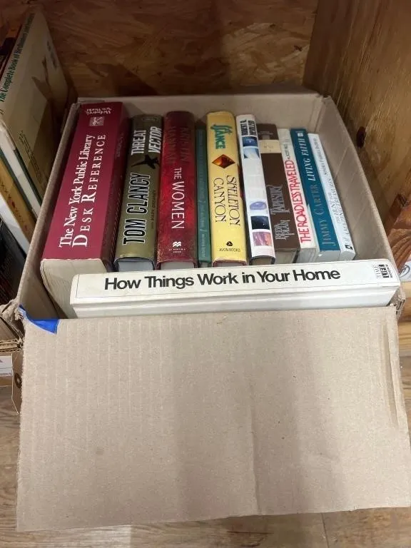 Box of Assorted Hardback Books