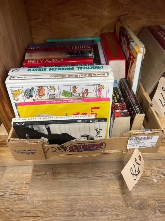 Box of Assorted Hardback Books