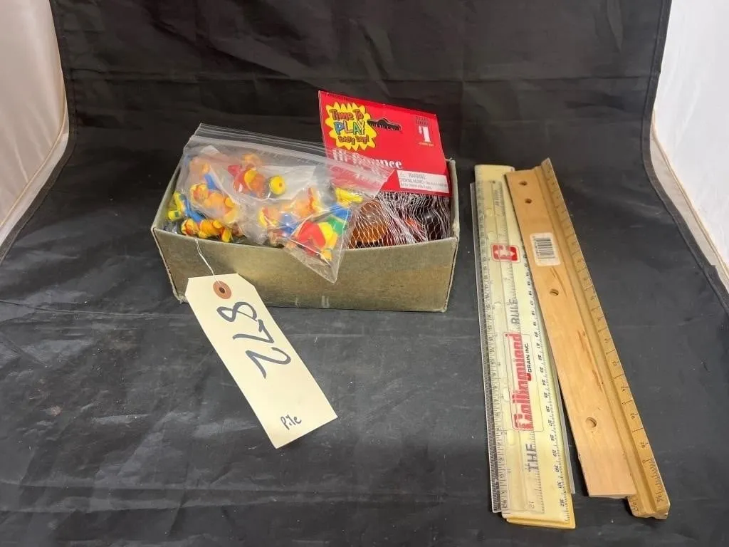 Vintage Crayons - Bouncy Balls - Mini Figurines