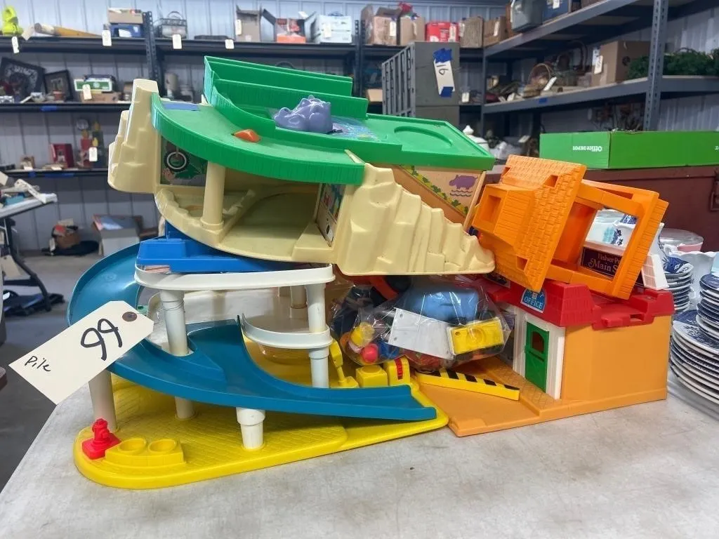 Stack of Assorted Kids Toys - Fisher Price & More