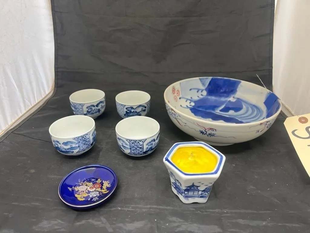 Oriental Teacups - Bowl - Candle Holder & More