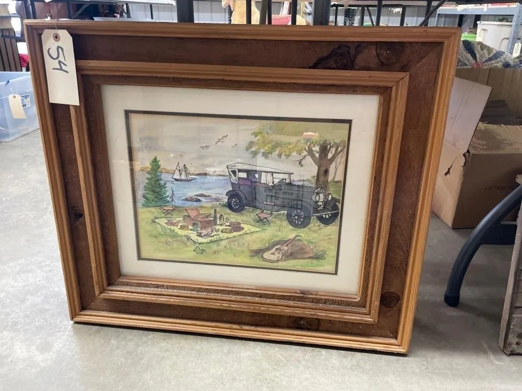 Framed Art Work 27"x23"