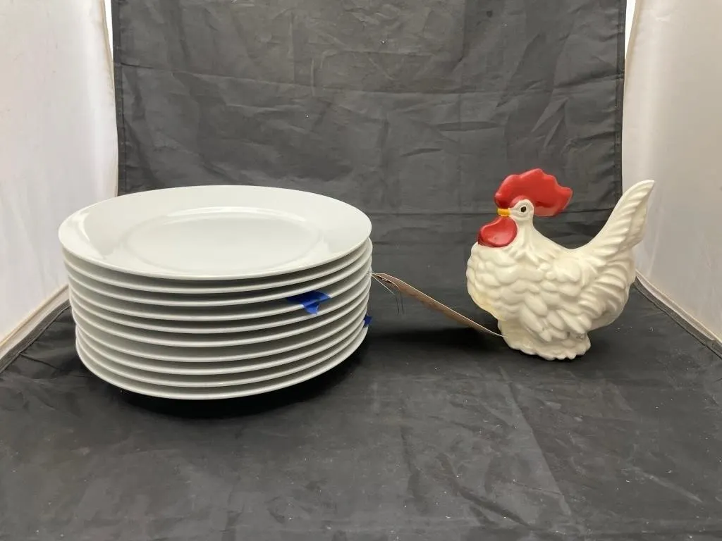 10 - Mikasa Plates & Hen