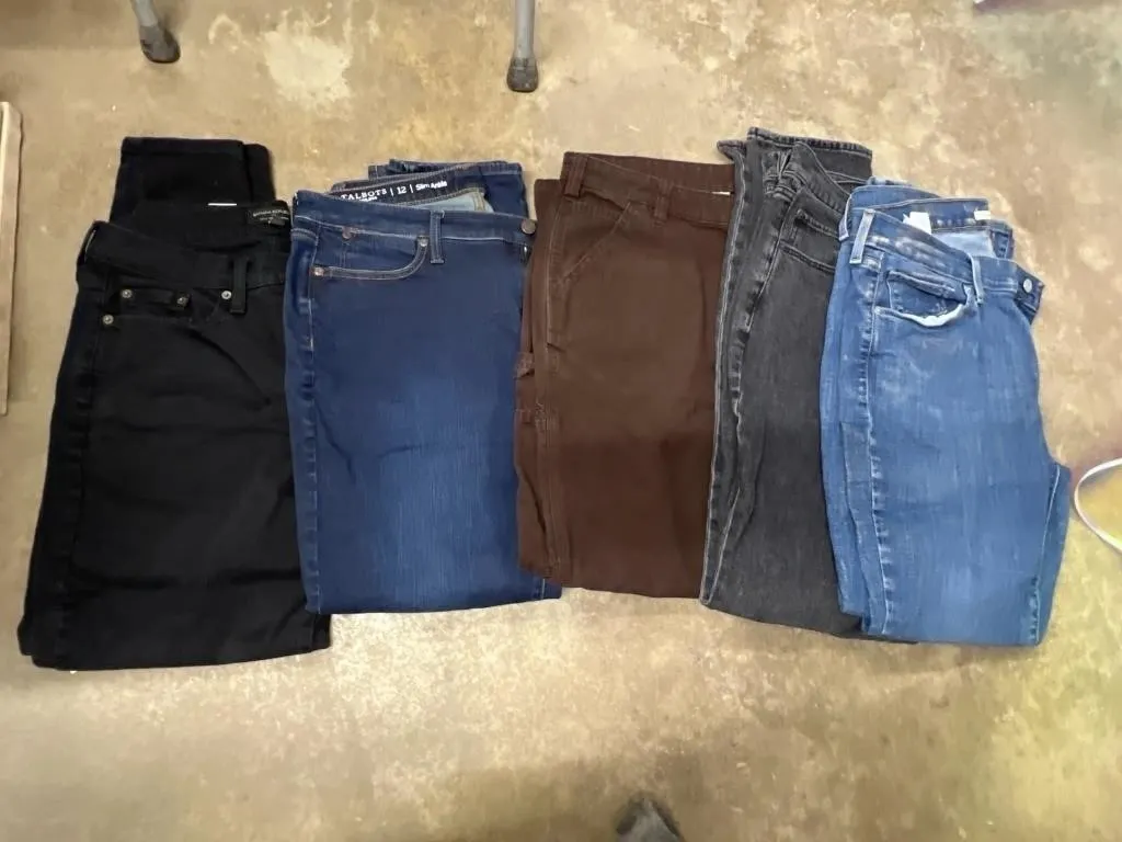 5 Pr Ladie's Jeans - Sz 13 & 14