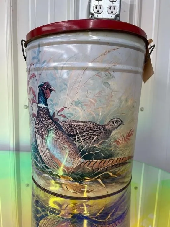 Pheasant Tin Bucket