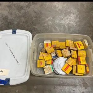 Vintage Film in Plastic Bin w/Lid