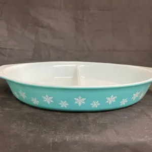 Pyrex Divided Casserole Dish