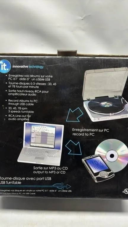 it Vinyl Record Converter Turntable