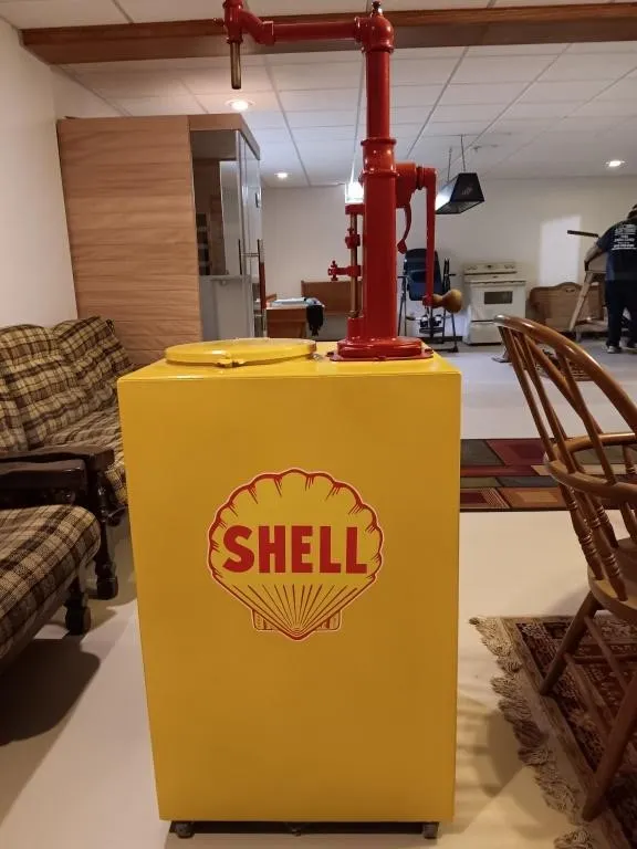 Shell lube dispenser.
60"Hx22W