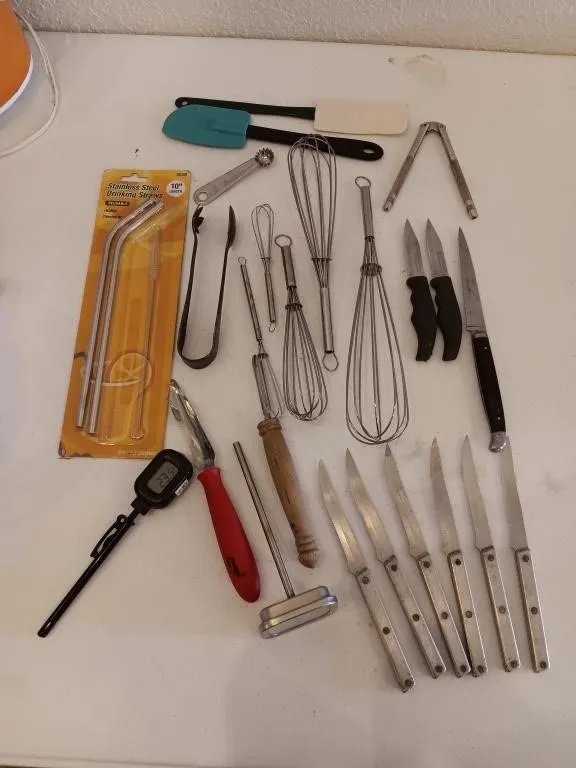 Kitchen utensils.